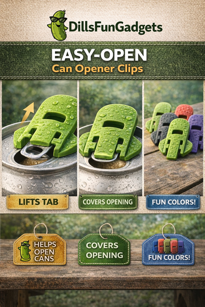5 Ct. Easy Can Buddies | Colorful Beverage Can Cover & Opener